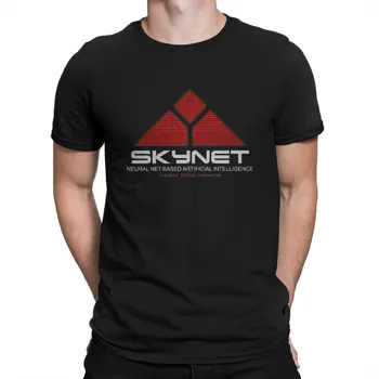Muži Skynet Tričko T-800 James Cameron Bavlnené Oblečenie Tvorivé Krátky Rukáv O Neck Tee Tričko Darček K Narodeninám T-Shirt