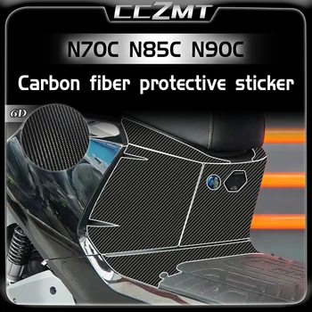 Pre Ninebot N70C N85C N90C 6D uhlíkových vlákien ochranné nálepky telo odolné proti poškriabaniu a opotrebovaniu film príslušenstvo